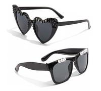 Chanaco Gafas de sol para novia y novio hasta la muerte, regalos de despedida de soltera, decoraciones de vestido de despedida de soltera, accesorios de vestido de despedida de soltera