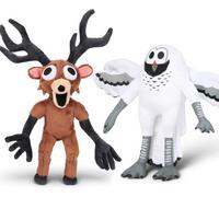 CHANCCI 99 Nights in The Forest Plush,2 Piezas 99 Nights in The Forest Forest Plush,muñecos Que representan a los Personajes del Juego con un Ciervo y un búho,Peluches para Regalar a Fans y Amigos