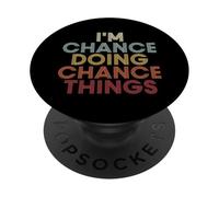 Chance Name Chance Personalized Name First Given PopSockets PopGrip Adhesivo