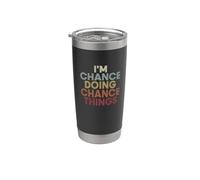 Chance Name Chance Personalized Name First Given Vaso térmico de acero inoxidable de doble pared