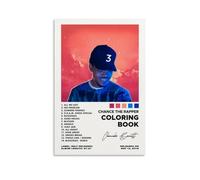Chance The Rapper - Póster de Coloring Bool para álbum de música a la moda, lienzo para decoración de pared, 20 x 30 cm, estilo sin marco, 1