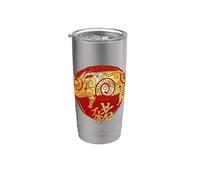 Chancho Signo estrella del horóscopo zodiaco chino Vaso térmico de acero inoxidable de doble pared