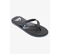 Quiksilver Molokai Stripe, Sandalia Hombre, Negro, Negro y Azul, 41 EU
