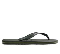 Havaianas Brasil Logo, Chanclas Unisex adulto, Verde Oliva, 39/40 EU
