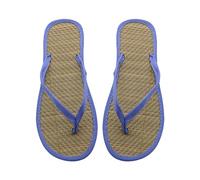 Chanclas de bambú para mujer, sandalias de bambú de ratán, cómodas, antideslizantes, para verano, planas, chanclas de baño, tallas grandes, sandalias antideslizantes para ducha, sandalias de playa