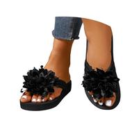 Chanclas de baño para mujer, cómodas y elegantes, resistentes y ligeras, antideslizantes, con tacón, sandalias de dedo con plantilla, elegantes sandalias de verano de silicona para caminar, color