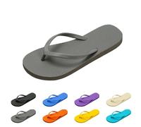 Chanclas de baño para mujer, sandalias planas antideslizantes, transpirables, cómodas, boho, zapatos de playa, planos, para interiores, zapatillas de baño, gris, 43 EU