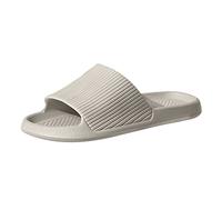 Chanclas de baño para mujer y hombre, chanclas de baño para mujer, antideslizantes, zapatillas de baño para el hogar, zapatillas cómodas, transpirables, zapatos de playa, pies anchos, pantuflas para
