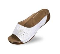 Chanclas de dedo para mujer,Flip Flop Mujer Sandalias brillantes elegantes suela antideslizante interior y exterior zapatillas casa goma yoga verano