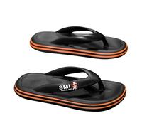 Chanclas de goma para hombre, sandalias de playa con puntera abierta, ligeras, impermeables, transpirables, con cojín grueso, reducen el estrés, informales, cómodas, para caminar, zapatos clásicos