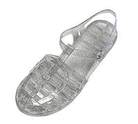 Chanclas de goma para mujer abiertas - Sandalias de mujer cómodas para caminar zapatillas elegantes casuales sandalias de esclava transpirables impermeables zapatillas de verano casa invitados sandals