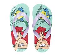 Chanclas de La Sirenita - Color Verde y Morado - Talla 32/33 - Fabricadas 100% de EVA - Chanclas de Dedo para Niños y Niñas - Producto Original Diseñado en España