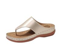 Chanclas de masaje para mujer, con cojín ortopédico, sandalias de verano, elegantes sandalias con soporte de arco, cómodas, antideslizantes, para el tiempo libre, para la playa