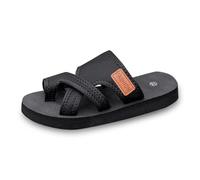 Chanclas de moda de tela para mujer, zapatillas de playa casuales y cómodas, zapatos de verano ligeros antideslizantes para casa al aire libre, Le Noir, 43 EU