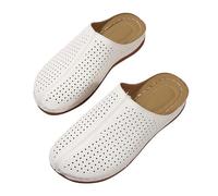 Chanclas de mujer de verano mar con cuña - Sandalias cerradas delante de mujer Casual Zapatillas transpirables antideslizantes cómodas moda con flores zapatos para caminar suave casa sandalia