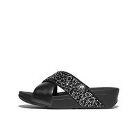 Chanclas de mujer FitFlop Lulu Crystal-Mix Metallic Cross 39