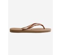 HAVAIANAS SQUARE LOGO METALLIC ROSA 35/36