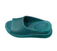 Chanclas de mujer ortopédicas casuales, sandalias abiertas con cuña sandalias antideslizantes goma suelas elegantes zapatos senderismo deportivos plataforma slippers parte superior de piel para playa