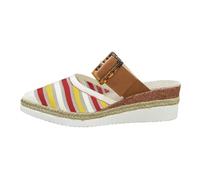 Chanclas De Piscina Mujer Casa Comodas Deportivas Sandalias De Mujer Con Punta Cerrada Y TacóN CuñA, Ligeras, Con Hebilla Cuerda Y Gruesa, Sandalias Playa Piscina Verano Casa Suaves (Red, 37)