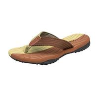 Chanclas de playa para hombre, con soporte de arco, cómodas, antideslizantes, para exteriores, playa, verano, informales, para piscina, ducha y vacaciones, A, marrón., 40 2/3 EU