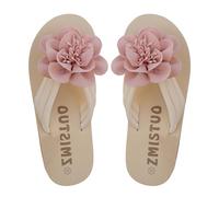 Chanclas de playa para mujer con cuña - Sandalia Mujer Verano Casual Chanclas Antideslizante Ligero Zapatos para Caminar Transpirables Números Grandes Cómodas Moda Negras Zapatillas para Invitados