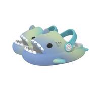 Chanclas de Playa para Niña Niño Tiburón Zapatillas de Ducha Antideslizante Tigre Zapatos de Piscina Sandalias Ligero Verano Shark Slippers
