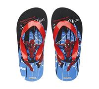 Chanclas de Spiderman - Color Azul, Rojo y Negro - Talla 26/27 - Fabricadas 100% de EVA - Chanclas de Dedo para Niños y Niñas - Producto Original Diseñado en España