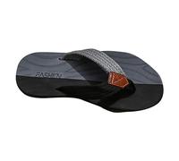 Chanclas de verano para hombre, sandalias planas de goma ligeras, con correa de tela, puntera abierta, zapatos casuales para piscina, color negro, marrón y gris, camouflage, 41 1/3 EU