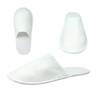 Chanclas desechables antideslizantes de esponja - Fondo elevado cómodo y suave - Ideal para hoteles, spas y centros de bienestar (Mod. Comfort Cerradas | 10 pares)