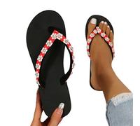 Chanclas elegantes y cómodas para mujer, resistentes y ligeras, con tacón, antideslizantes, sandalias de verano, elegantes con plantilla para la playa, sandalias de silicona para caminar