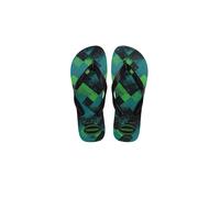 Chanclas havaianas brasil fresh hombre black/black/leaf verde 40 - 41