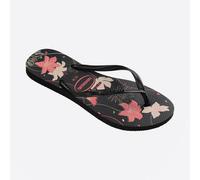 Chanclas Havaianas Slim Organic Mujer Negro Rosa 35/36