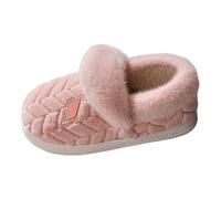 Chanclas hawaianas para niña de zapatillas de algodón con paquete de invierno con zapatos de algodón para el hogar, pantuflas de algodón cálido y antideslizante engrosadas zapatillas ortopédicas