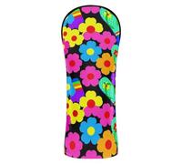 Chanclas HELLO Tropics - Funda impermeable para cabeza de golf con etiquetas intercambiables para madera y conductor Fairway Hybrid carrito de golf