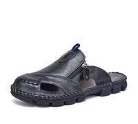 Chanclas Hombre Sandalias Hombre Zapatos Cómodos Sandals Men Zapatillas Comodas De Vestir Casa Verano Cubanas Cuero Zapato Fascitis Plantar Pala Casual Hebillas 40 Hebilla Menorquinas Talla 48 49