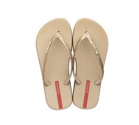 Chanclas Ipanema Maxi Gold para mujer con brillo 39,5