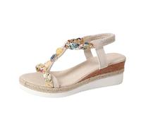 Chanclas Mujer Casa Sandalias Mujer Verano Plataforma Estilo Bohemio Moda Informales CóModas y Sin Cordones Caminar Slippers Zapatilla Sandalias Barefoot Sandalia Chanclas Ducha Zapatillas Casa