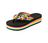 Chanclas Mujer Comodas, Sandalias Mujer Verano Elegantes, Chanclas Playa Sra Europa y Los Estados Suave Suela Cadena Suela Plana Sandalias Dedo Sandalia Plana Flip Flops Women Sandals For Women
