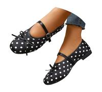 Chanclas Mujer Comodas, Sandalias Mujer Verano Piscina, Planas Estilo Bailarina Con Lunares Y Lazo Un Look Casual Una Cita Zapatos CóModos Sin Cordones Zapatilla Sandalia Sandalias Barefoot Sandalia