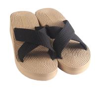 Chanclas Mujer Comodas, Sandalias Mujer Verano Playa, Chanclas Playa con Diseño Bloques Color TacóN Inclinado Suela Gruesa Boca Pez Sandalias Dedo Sandalia Plana Flip Flops Women Sandals For Women