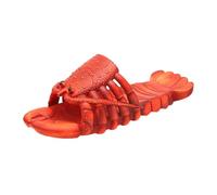 Chanclas Mujer - Pantuflas Originales Con Forma De Langosta Para Unisex Divertidas Sandalias De Playa Con Forma De Cangrejo De Dibujos Animados Cómodas E Informales Para Interiores Y Exteriores