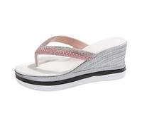 Chanclas Mujer Piscina, Sandalias Mujer Verano Comodas, Chanclas Playa Plataforma Moda con PedreríA Cómodas con Tira Entre Los Dedos Sandalias Dedo Sandalia Plana Flip Flops Women Sandals For Women