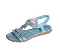Chanclas Mujer Plataforma, Sandalias Mujer Verano CuñA, Planas Informales Con Tiras Diamantes ImitacióN CóModas Playa Para Zapatilla Sandalias Barefoot Sandalia Zapatillas Casa Chanclas Ducha