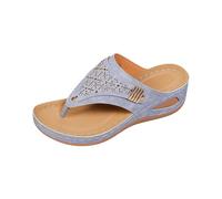 Chanclas Mujer Tacon Bajo, Sandalias Mujer Verano Planas, Chanclas Playa Pantuflas Cómodas El Hogar con Plantilla Interior Eva Suave Sandals For Women Sandalias Dedo Flip Flops Women Sandalia Plana
