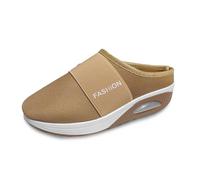 Chanclas Ortopedicas Mujer Zapatillas de Estar por casa para Mujer de Primavera y Verano de un Solo Color con Puntera Cubierta, Antideslizantes, cómodas Pantuflas de Playa