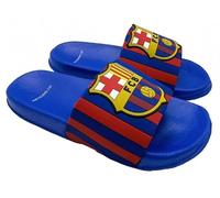 Chanclas Pala FC Barcelona Niño y Niña T30/31 - Sandalias de Goma PVC Azul con Escudo FCB y Tira Ancha, Suela con Relieve Antideslizante, Playa, Piscina y Verano, Licencia Oficial