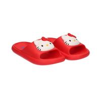 Chanclas Pala Hello Kitty Niña - Sandalias Infantiles EVA 100% Color Rojo, Suela Ligera y Cómoda, Diseño 3D en Empeine, Licencia Oficial para Playa y Piscina