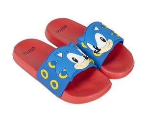 Chanclas Pala Infantiles de Goma Sonic, Diseño y Resistente, Para Niños y Niñas, Licencia Oficial Sonic, Ideales para Uso Diario en o Piscina