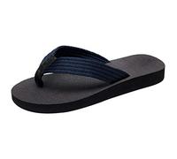 Chanclas para hombre, sandalias de playa para hombre, sandalias de surf, impermeables, ligeras, sandalias de piscina, antideslizantes, cómodas, para interiores y exteriores, sandalias básicas, azul,