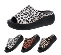 Chanclas para mujer de verano ortopédicas, pantuflas antideslizantes para mujer con plantilla Leo, sandalias transpirables para mujer, zapatillas transpirables, zapatos abiertos, zapatillas ligeras